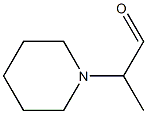 2-Piperidinopropanal Struktur