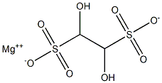 1,2-Dihydroxyethane-1,2-disulfonic acid magnesium salt Struktur