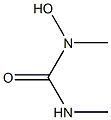 1,3-Dimethyl-1-hydroxyurea Struktur