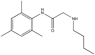 2-(Butylamino)-2',4',6'-trimethylacetanilide Struktur