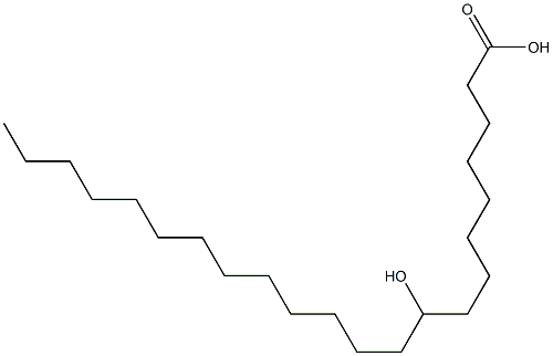 9-Hydroxydocosanoic acid Struktur