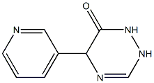 5-(3-Pyridinyl)-1,2-dihydro-1,2,4-triazin-6(5H)-one Struktur