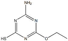 4-Amino-6-ethoxy-1,3,5-triazine-2-thiol Struktur