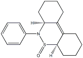 (4aR,6aS)-2,3,4,4a,6,6a,7,8,9,10-Decahydro-6-phenyl-1H-dibenzo[c,e][1,2]thiazine 5-oxide Struktur