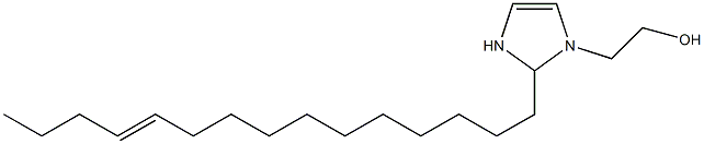 2-(11-Pentadecenyl)-4-imidazoline-1-ethanol Struktur