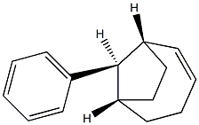 (1S,6S,9R)-9-Phenylbicyclo[4.2.1]non-2-ene Struktur