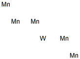 Pentamanganese tungsten Struktur