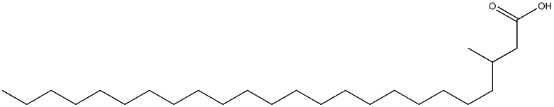 3-Methyltetracosanoic acid Struktur