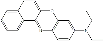 9-Diethylamino-5H-benzo[a]phenoxazine Struktur