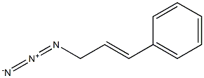 (E)-1-Azido-3-phenyl-2-propene Struktur