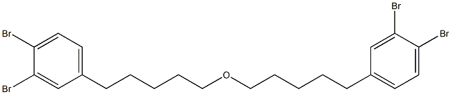 3,4-Dibromophenylpentyl ether Struktur