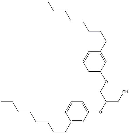 1,2-Bis(3-octylphenoxy)-3-propanol Struktur