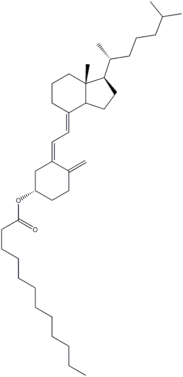 Cholecalciferol laurate Struktur