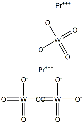 Praseodymium tungstate Struktur