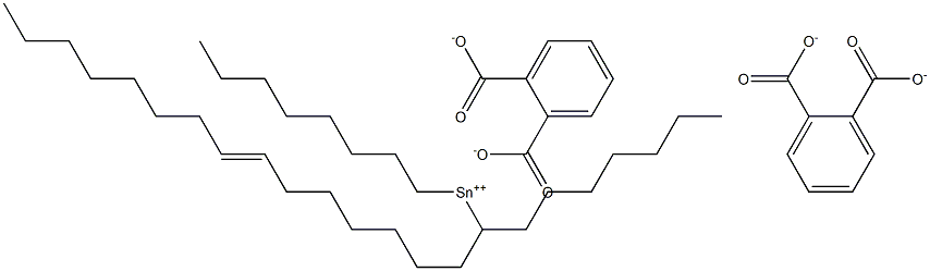 Bis[phthalic acid 1-(7-pentadecenyl)]dioctyltin(IV) salt Struktur