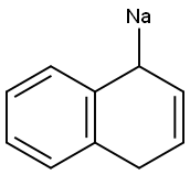 (1,4-Dihydronaphthalen)-1-ylsodium Struktur