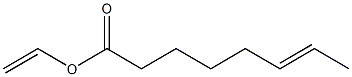 6-Octenoic acid ethenyl ester Struktur