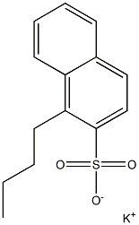 1-Butyl-2-naphthalenesulfonic acid potassium salt Struktur