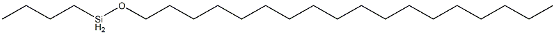 Butyl(octadecyloxy)silane Struktur