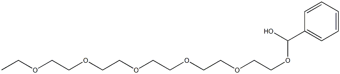 2-Phenyl-1,3,6,9,12,15,18-heptaoxaicosane Struktur