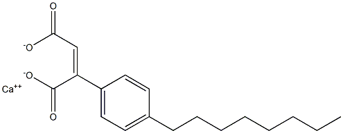 2-(4-Octylphenyl)maleic acid calcium salt Struktur