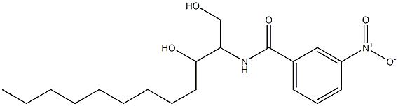 N-(1,3-Dihydroxydodecan-2-yl)-3-nitrobenzamide Struktur