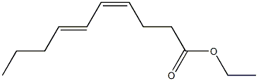 (4Z,6E)-4,6-Decadienoic acid ethyl ester Struktur