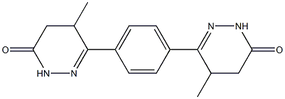 6,6'-(1,4-Phenylene)bis[4,5-dihydro-5-methylpyridazin-3(2H)-one] Struktur