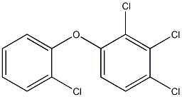 2,3,4-Trichlorophenyl 2-chlorophenyl ether Struktur