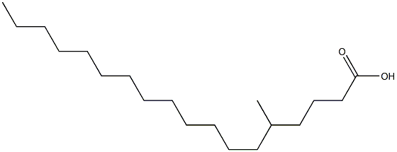 5-Methyloctadecanoic acid Struktur