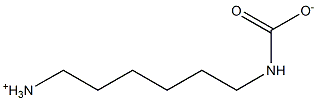 N-(6-Ammoniohexyl)carbamate Struktur