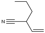 2-Propyl-3-butenenitrile Struktur