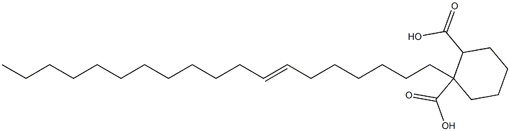 Cyclohexane-1,2-dicarboxylic acid hydrogen 1-(7-nonadecenyl) ester Struktur