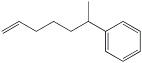 6-Phenyl-1-heptene Struktur