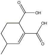 4-Methyl-2-cyclohexene-1,2-dicarboxylic acid Struktur