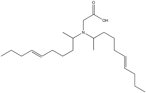 N,N-Di(6-decen-2-yl)glycine Struktur