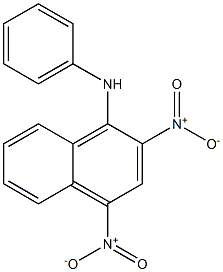 1-Phenylamino-2,4-dinitronaphthalene Struktur