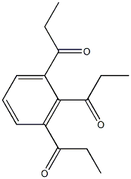 1,2,3-Tripropanoylbenzene Struktur