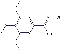 3,4,5-Trimethoxybenzohydroximic acid Struktur