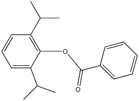 Benzoic acid 2,6-diisopropylphenyl ester Struktur