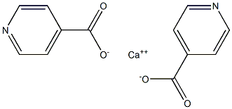 Bis(4-pyridinecarboxylic acid)calcium salt Struktur