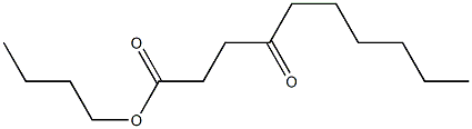 4-Ketocapric acid butyl ester Struktur