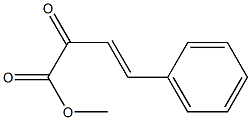 4-Phenyl-2-oxo-3-butenoic acid methyl ester Struktur