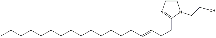 2-(3-Octadecenyl)-2-imidazoline-1-ethanol Struktur