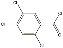 2,4,5-Trichlorobenzoic acid chloride Struktur