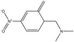 4-Nitro-N,N-dimethyl-6-methylene-2,4-cyclohexadiene-1-methanamine Struktur