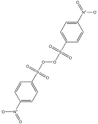 Bis(p-nitrophenylsulfonyl) peroxide Struktur