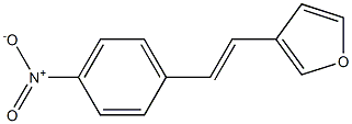 3-(4-Nitrostyryl)furan Struktur