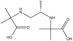 (+)-2,2'-Dimethyl[N,N'-[(S)-propylene]bisalanine] Struktur