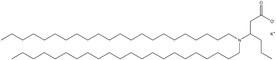 3-(Didocosylamino)hexanoic acid potassium salt Struktur